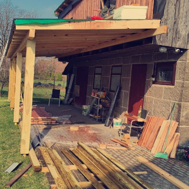 Ēkas piebūve, jumta seguma un fasādes atjaunošana — attēls 1